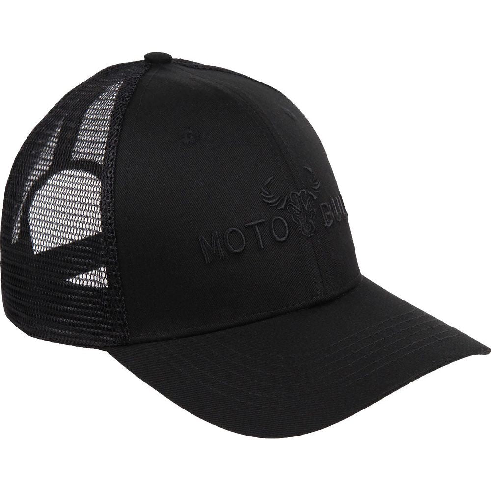 MotoBull Logo Mesh Cap Black