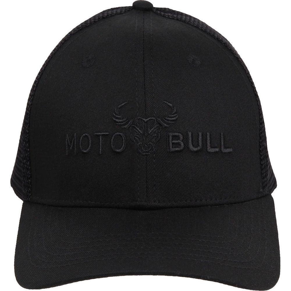 MotoBull Logo Mesh Cap Black - FREE UK Shipping, FREE 365 Day Returns | Moto Central