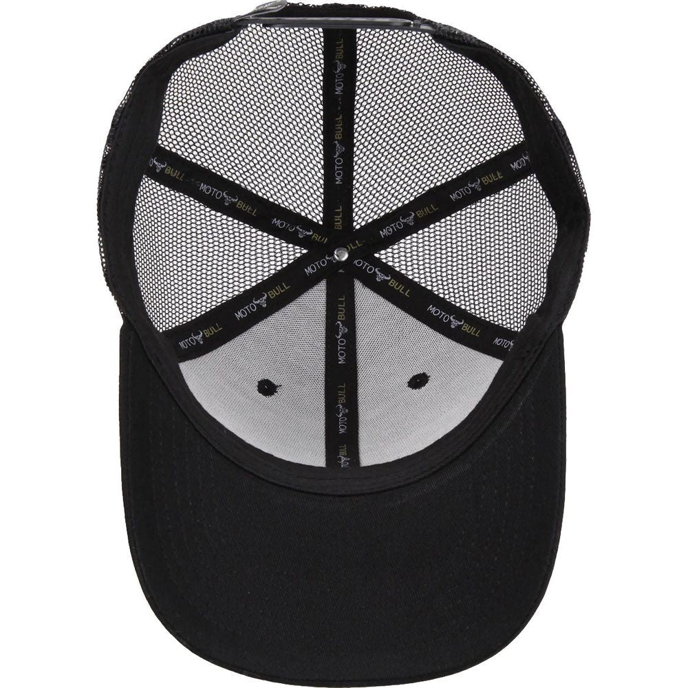 MotoBull Logo Mesh Cap Black - FREE UK Shipping, FREE 365 Day Returns | Moto Central