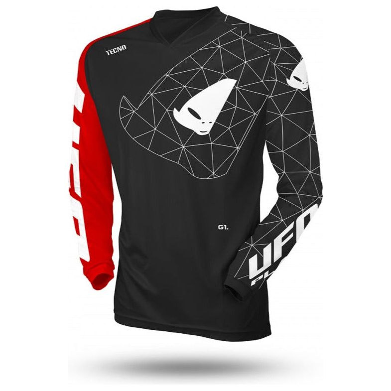 UFO Tecno MX Jersey Black / Red