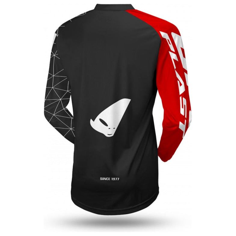 UFO Tecno MX Jersey Black / Red - FREE UK Shipping, FREE 365 Day Returns | Moto Central