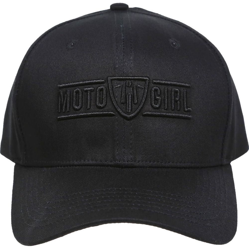 MotoGirl Ladies Logo Cap Black - FREE UK Shipping, FREE 365 Day Returns | Moto Central