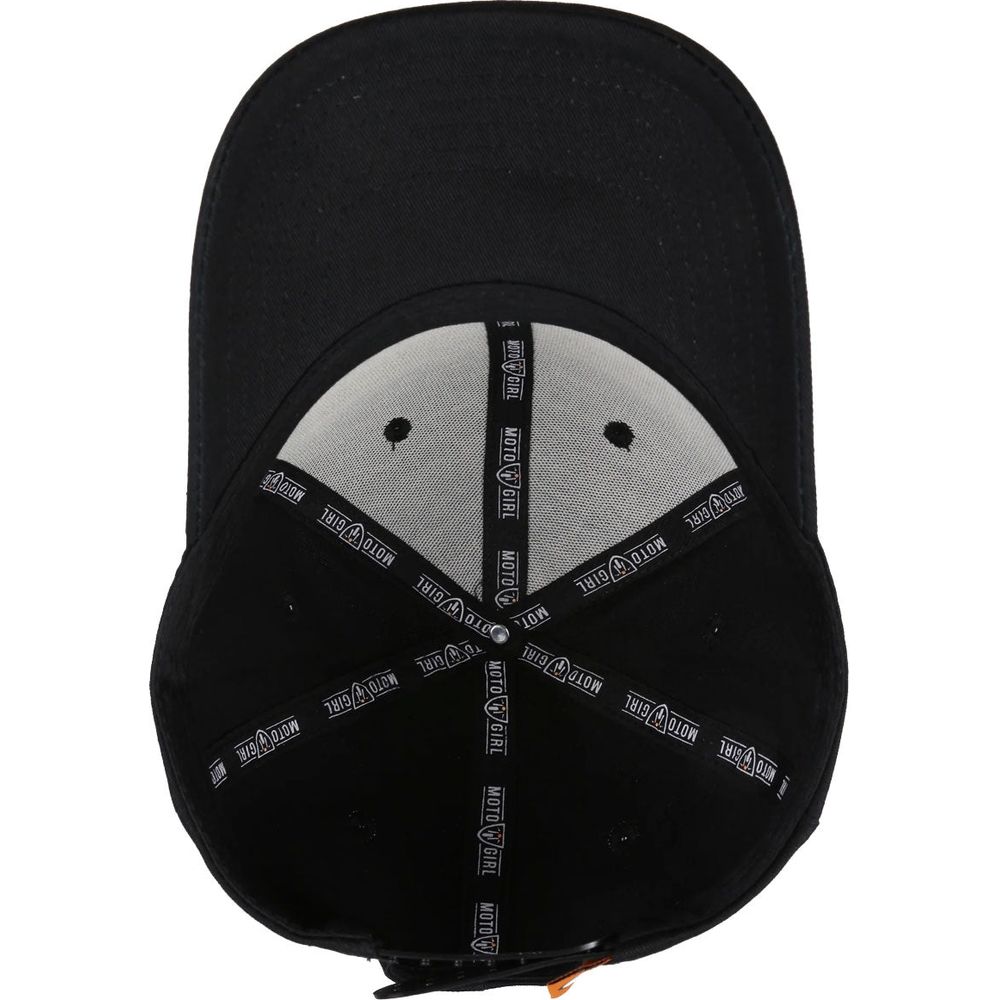 MotoGirl Ladies Logo Cap Black - FREE UK Shipping, FREE 365 Day Returns | Moto Central