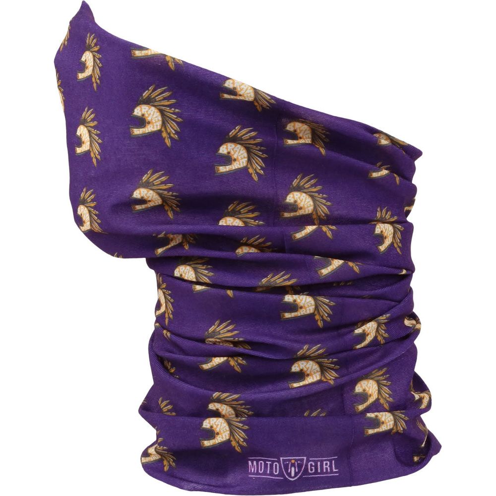 MotoGirl Brave Spirit Ladies Bandana Purple