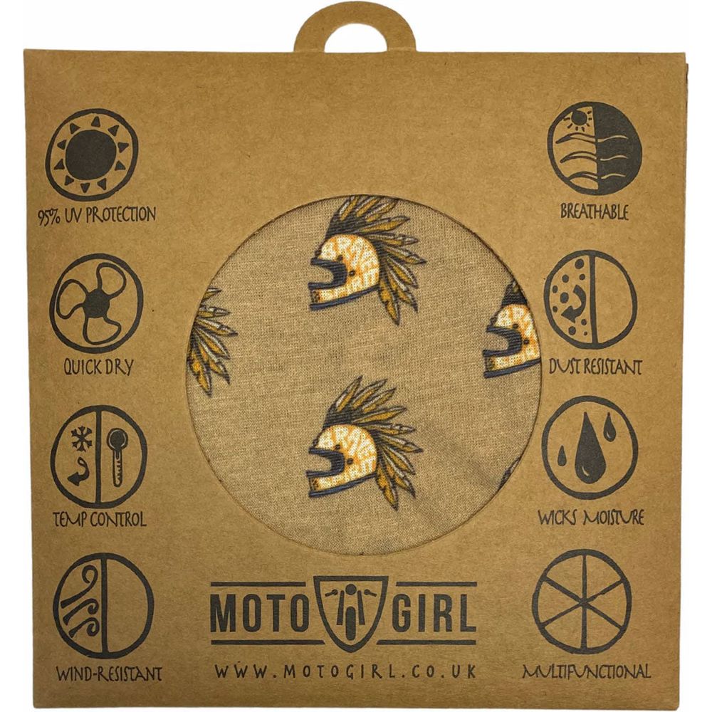 MotoGirl Brave Spirit Ladies Bandana Sand