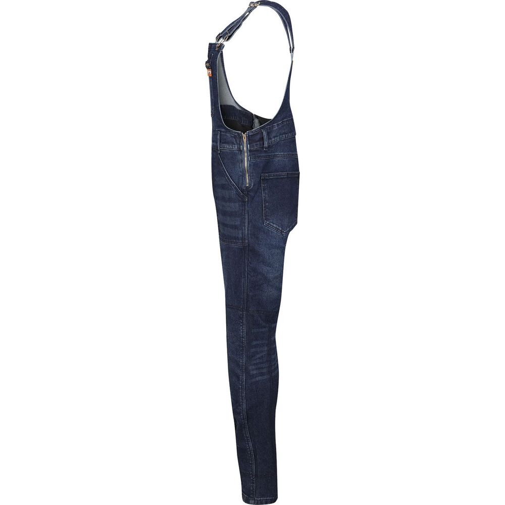 MotoGirl Daisy Ladies Dungaree Blue