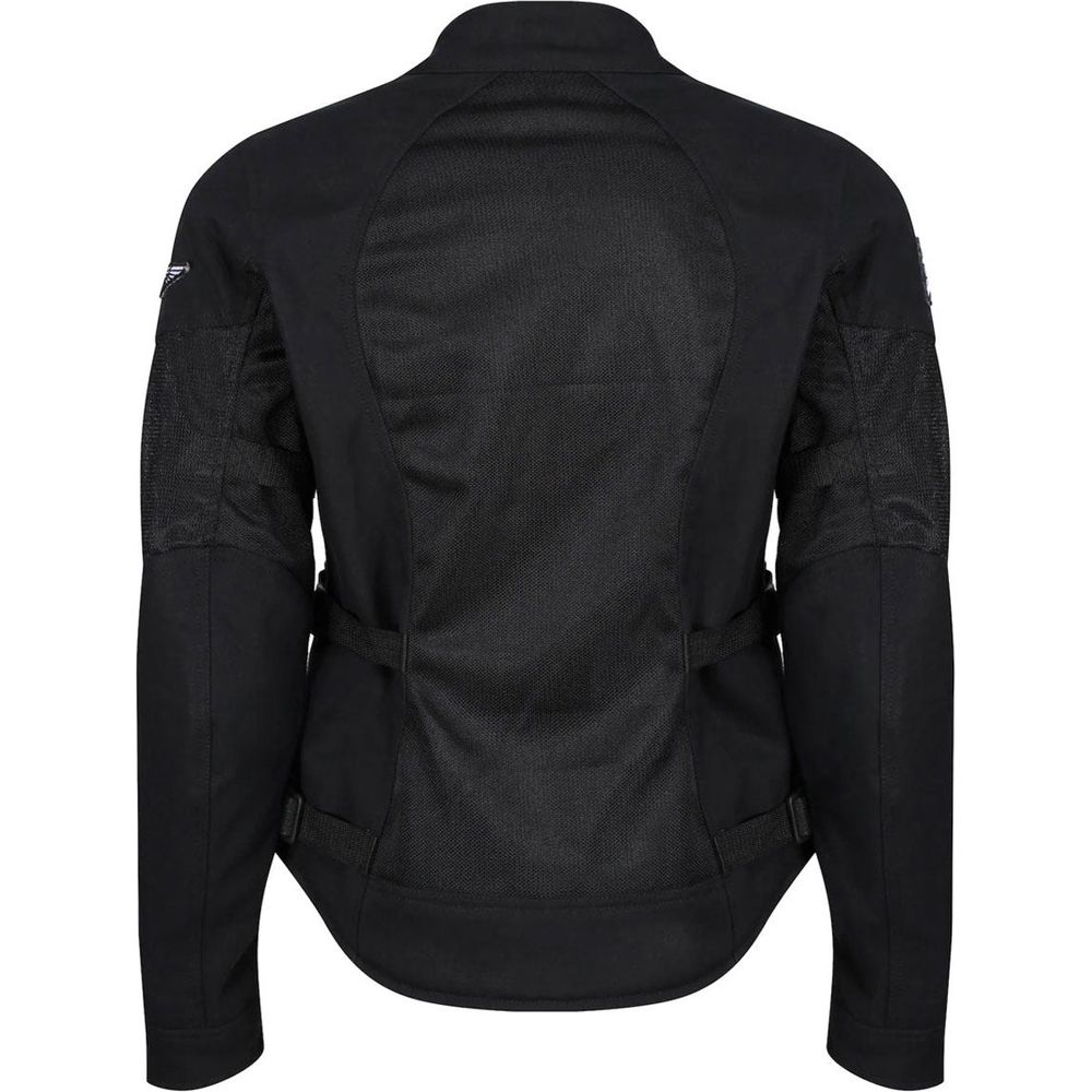 MotoGirl Jodie Summer Ladies Textile Jacket Black