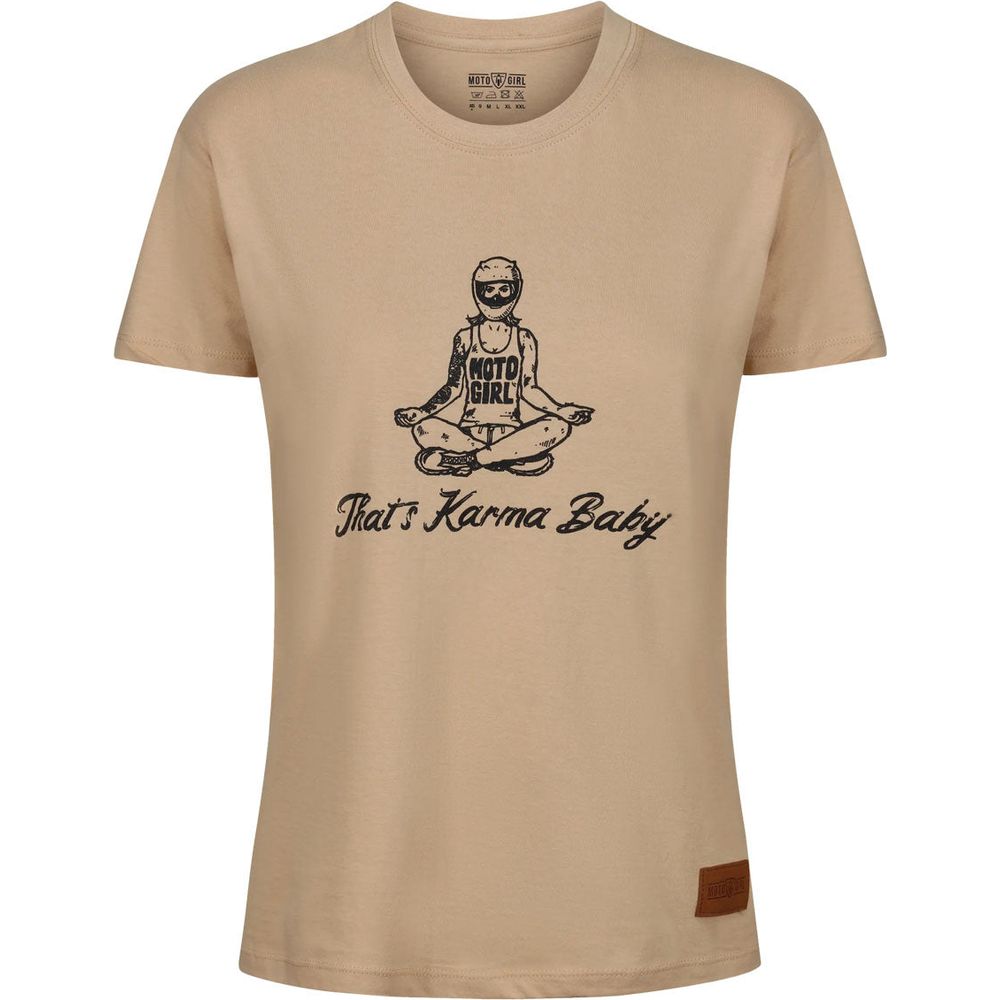 MotoGirl Karma Baby Ladies T-Shirt Sage