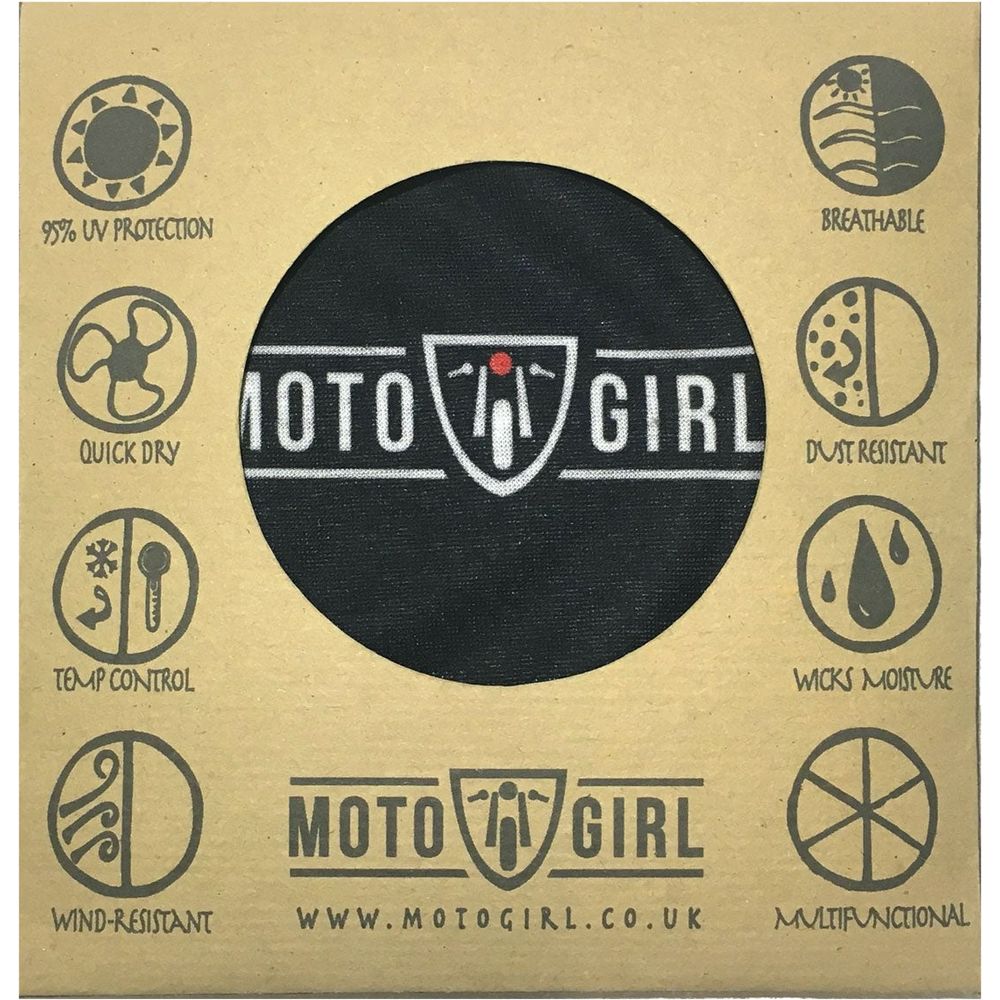 MotoGirl Ladies Bandana Black - FREE UK Shipping, FREE 365 Day Returns | Moto Central