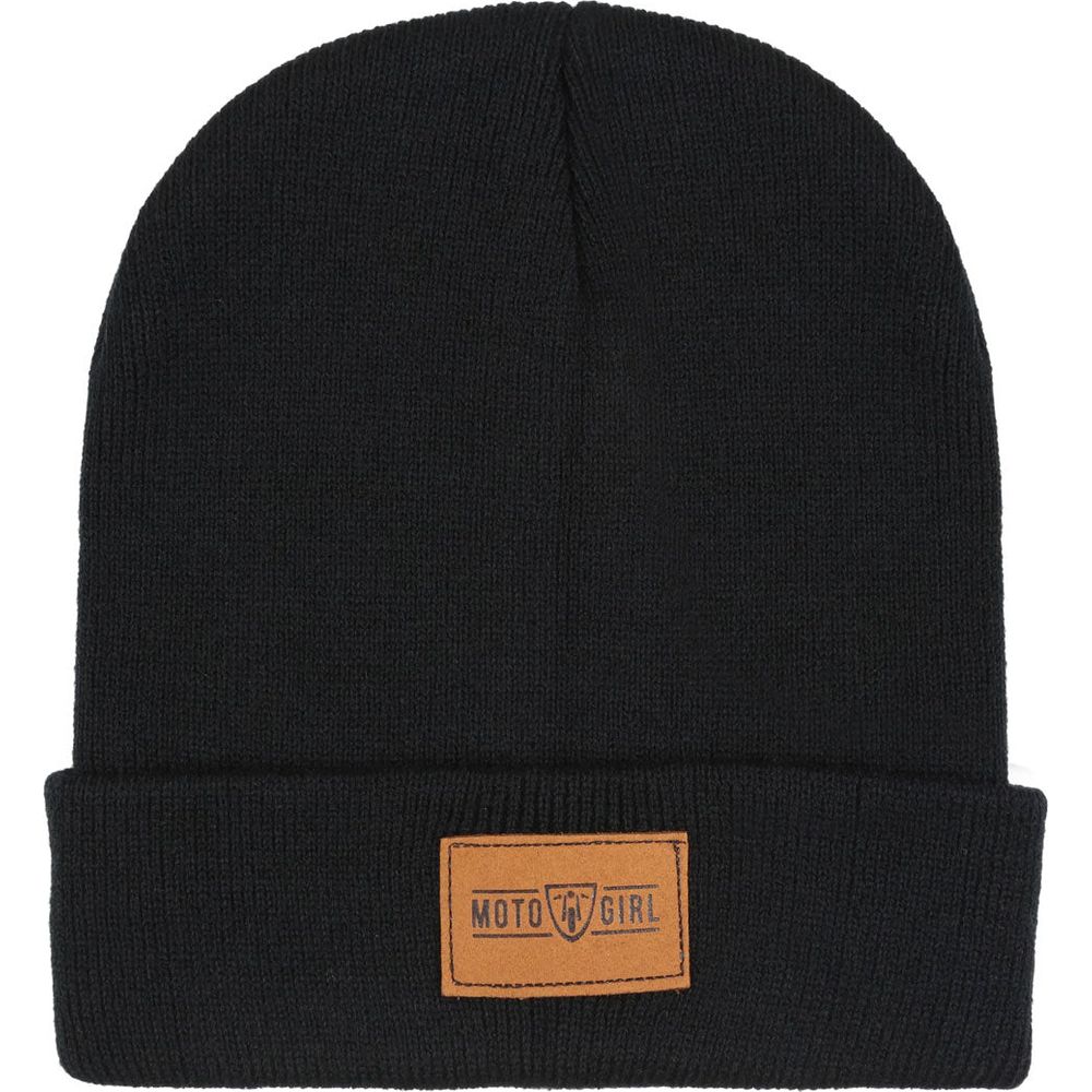 MotoGirl Ladies Beanie Black