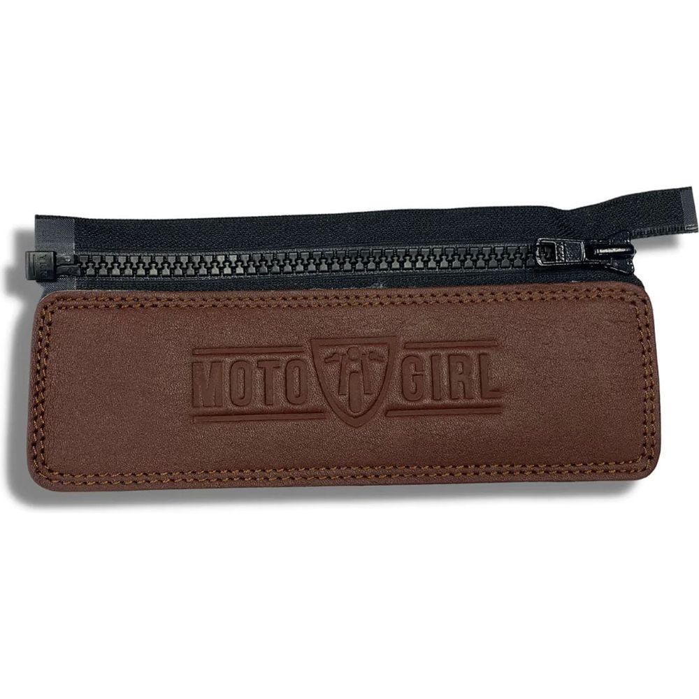 MotoGirl Ladies Jacket Belt Connector Brown