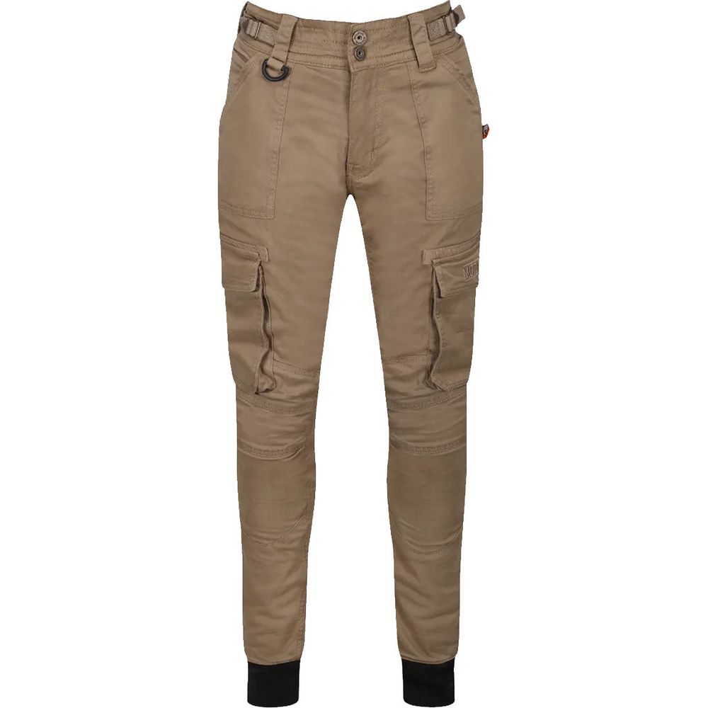 MotoGirl Lara Ladies Cargo Trouser Beige