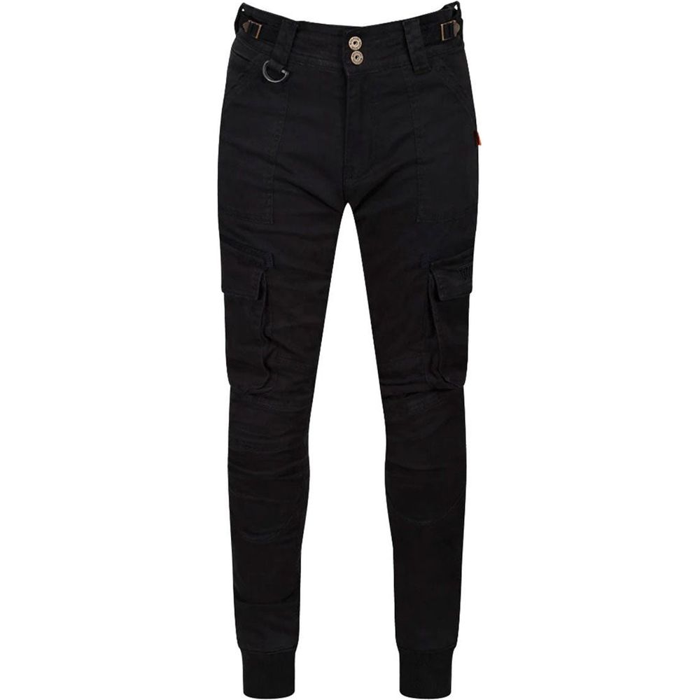 MotoGirl Lara Ladies Cargo Trouser Black