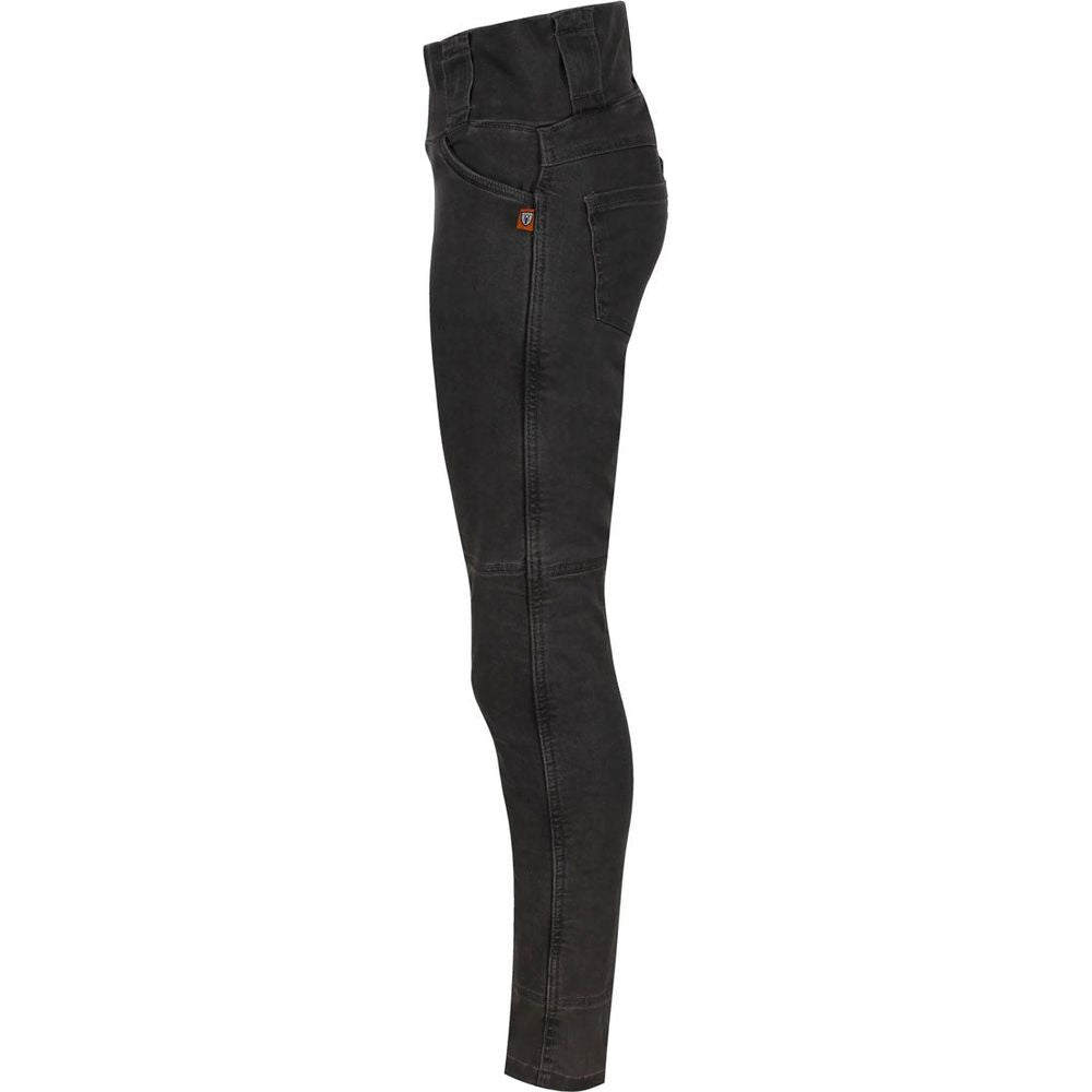 MotoGirl Melissa Ladies Protective Jeggings Grey