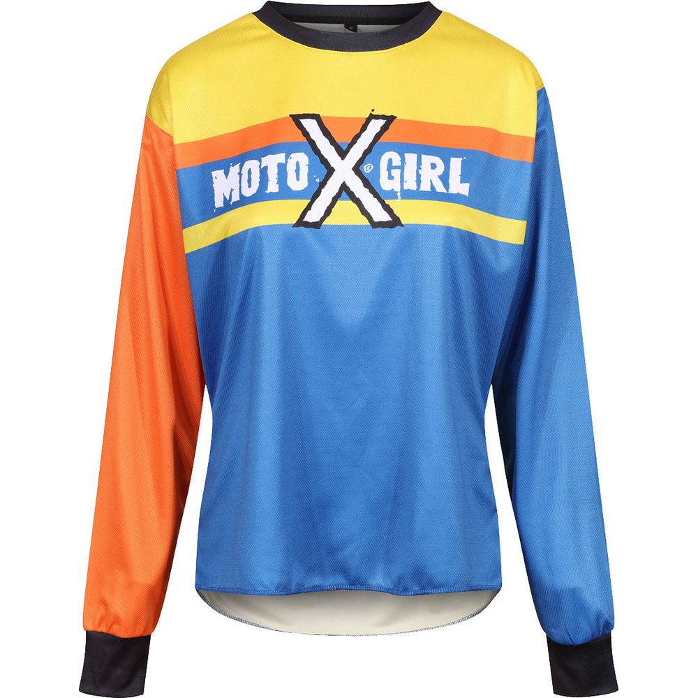 MotoGirl MX Ladies Jersey Hilly Blue / Yellow