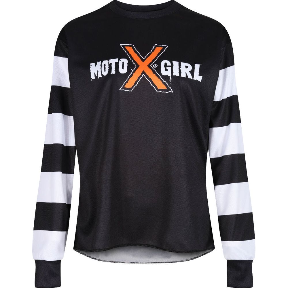 MotoGirl MX Ladies Jersey Hilly Black / White