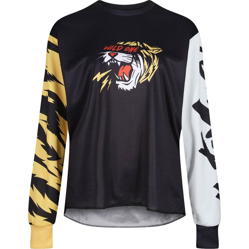 MotoGirl MX Ladies Jersey Tiger Black