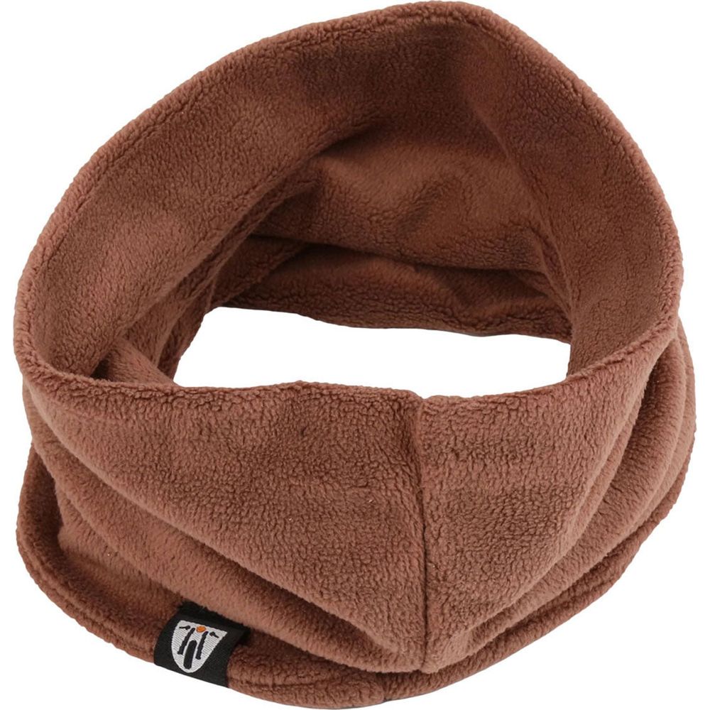 MotoGirl Fleece Ladies Neck Warmer Brown