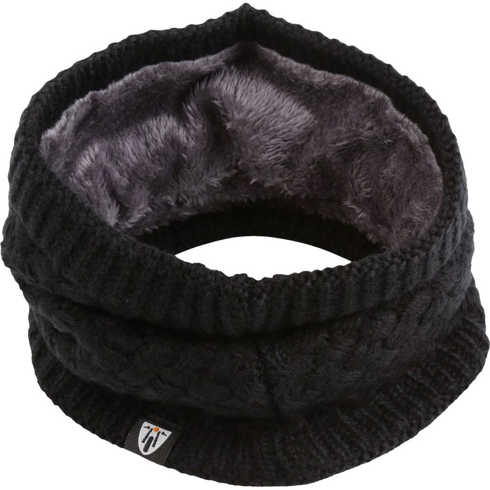 MotoGirl Plush Ladies Neck Warmer Black