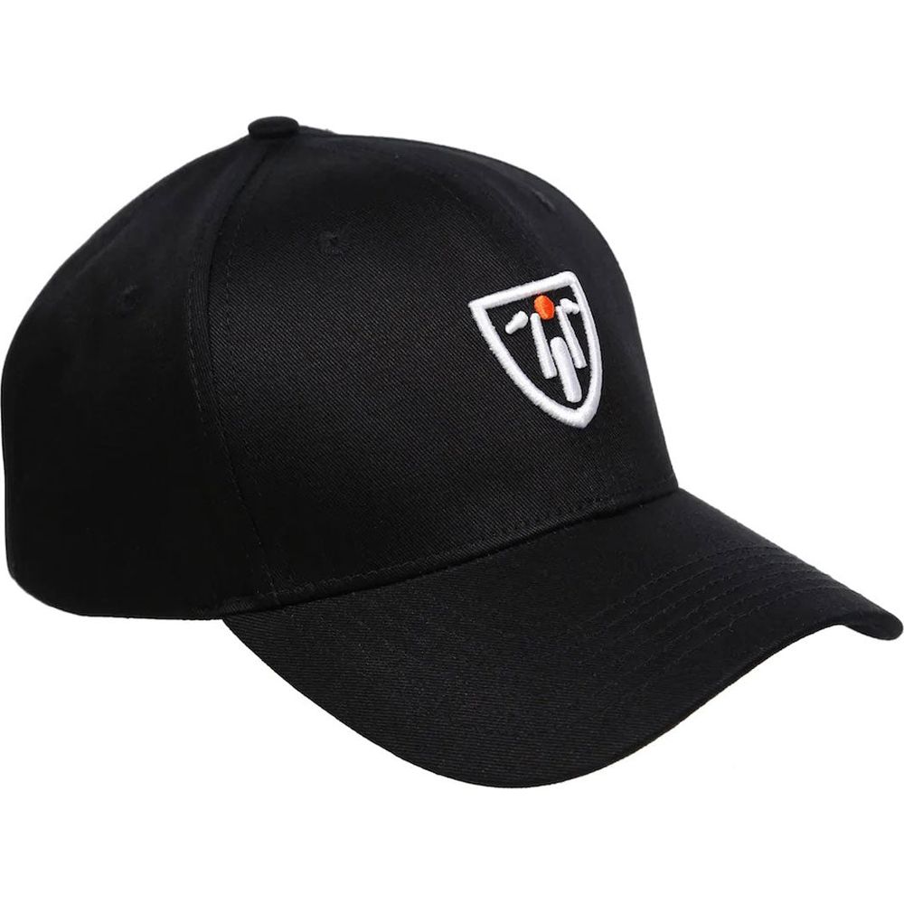 MotoGirl Ladies 6 Panel Shield Cap Black