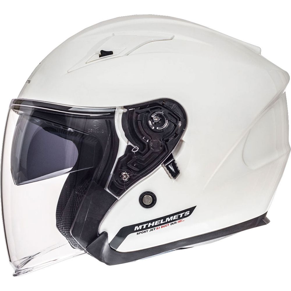 MT Avenue Open Face Helmet White