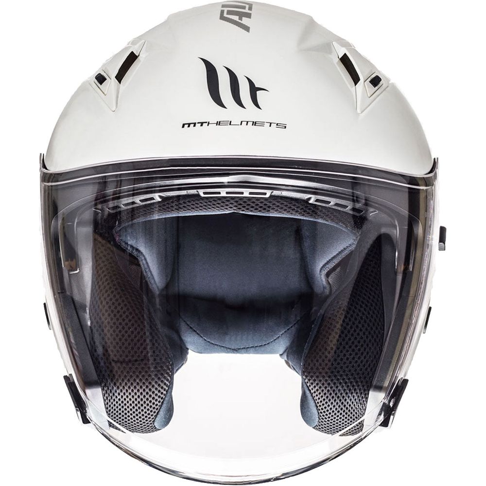 MT Avenue Open Face Helmet White