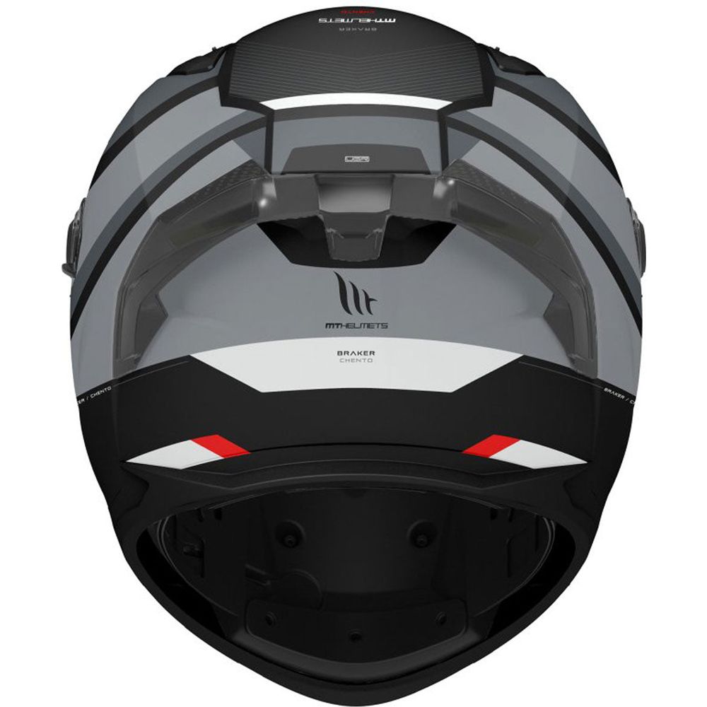 MT Braker SV Chento B0 Full Face Helmet Matt Black / White