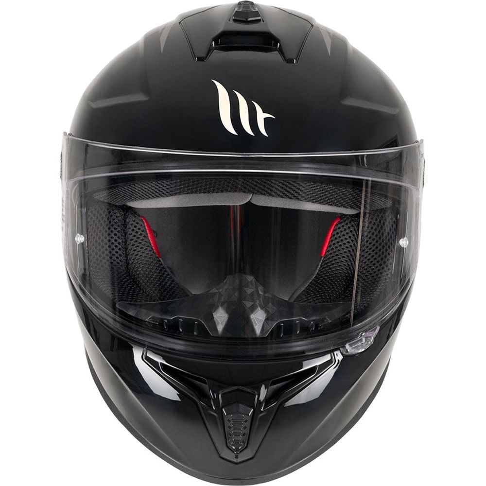 MT Draken Full Face Helmet Gloss Black With DD Chinstrap