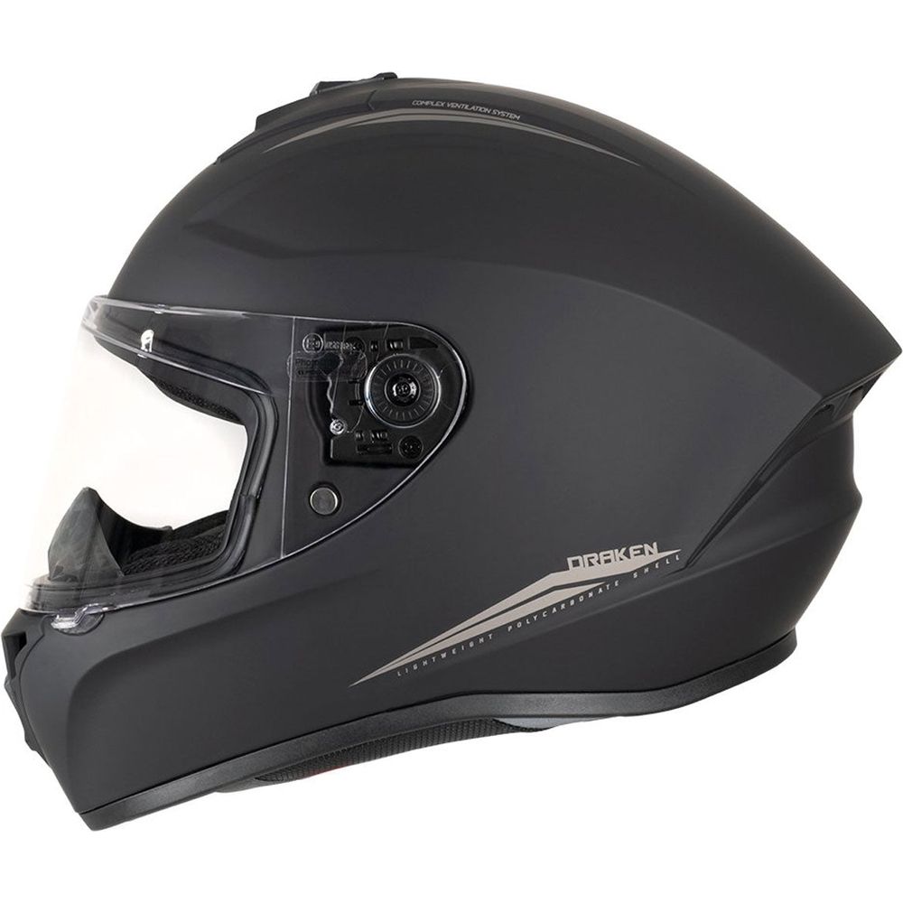 MT Draken ECE 22.06 Full Face Helmet Matt Black