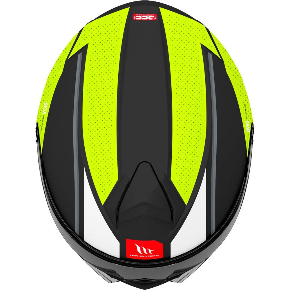 MT Genesis SV Cave A3 Flip-Up Helmet Matt Black / Fluo Yellow