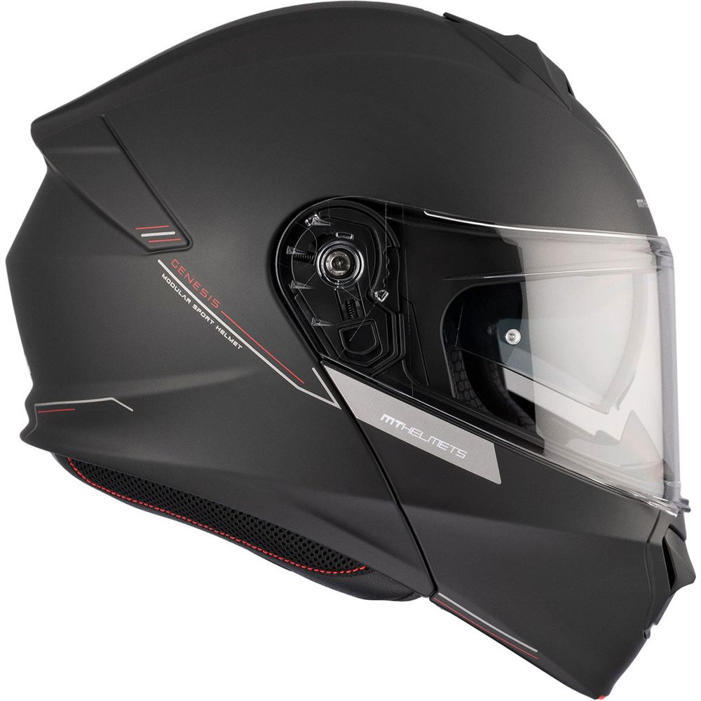 MT Genesis SV Solid A1 Flip-Up Helmet Matt Black