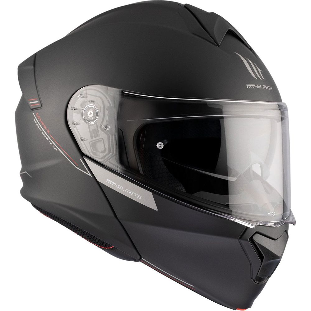 MT Genesis SV Solid A1 Flip-Up Helmet Matt Black