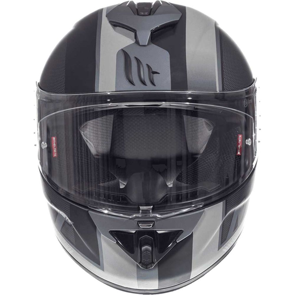 MT Rapide Overtake Full Face Helmet Matt Black / White - FREE UK Shipping, FREE 365 Day Returns | Moto Central