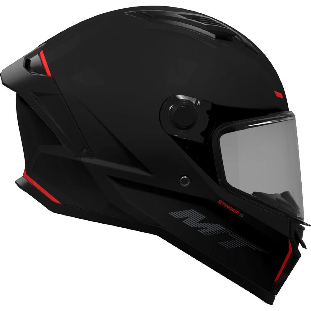 MT Stinger 2 Full Face Helmet Gloss Black With DD Ring