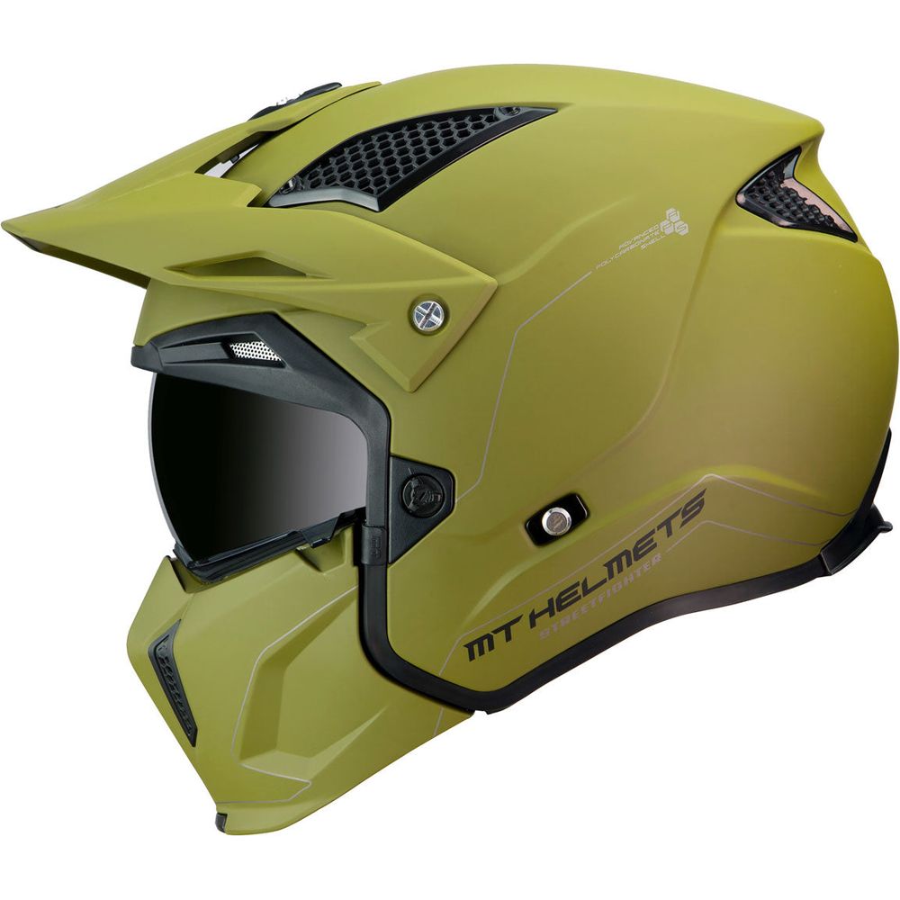 MT Streetfighter SV Solid Adventure Helmet Matt Green