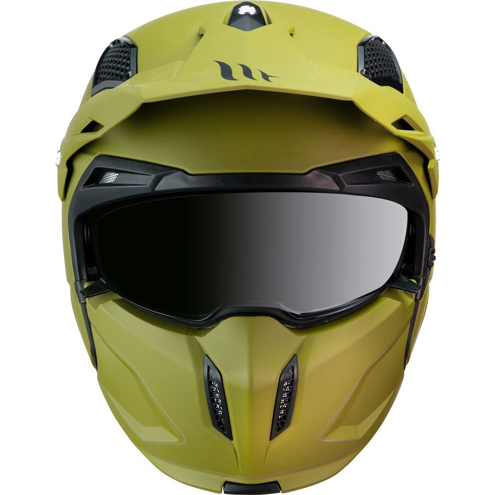 MT Streetfighter SV Solid Adventure Helmet Matt Green