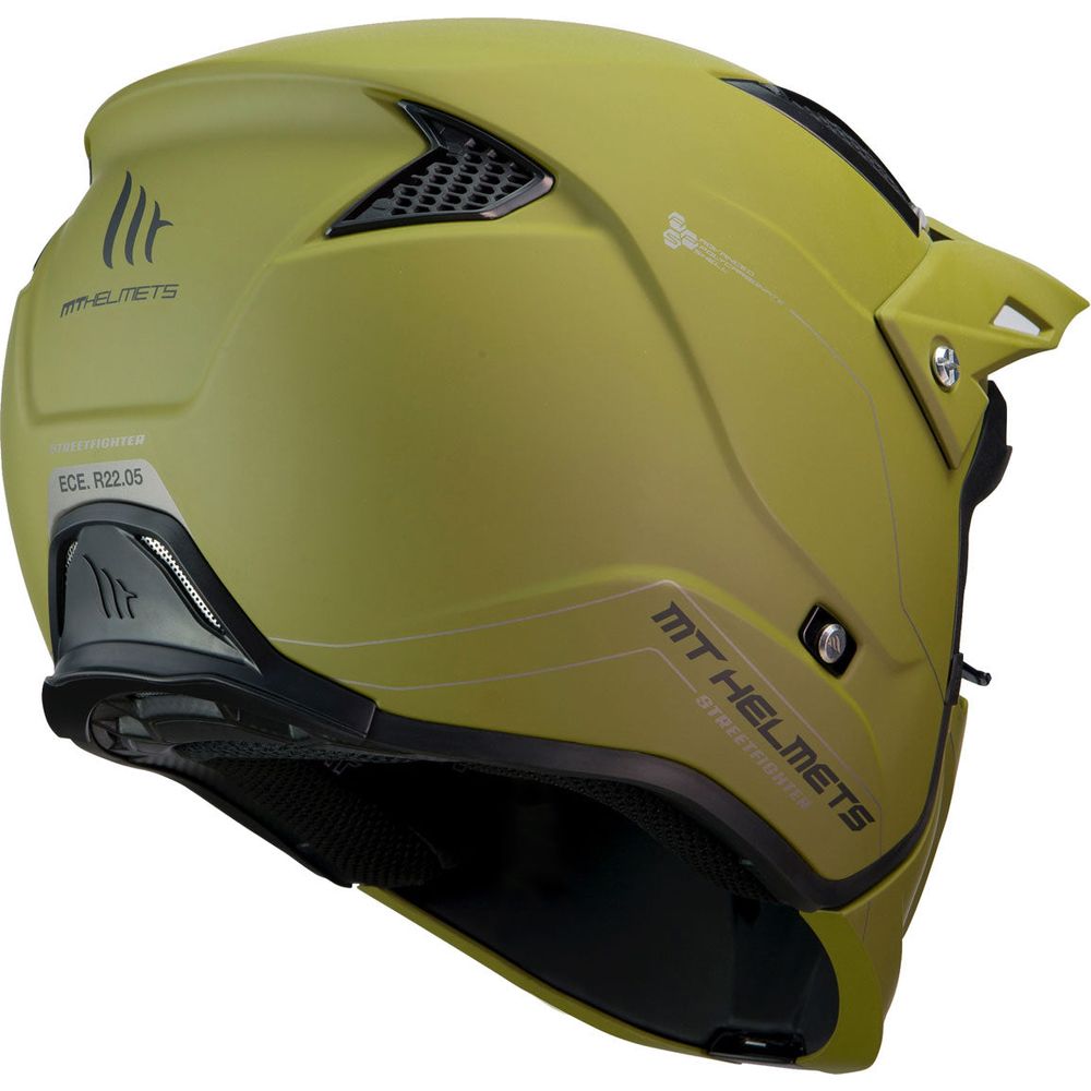 MT Streetfighter SV Solid Adventure Helmet Matt Green