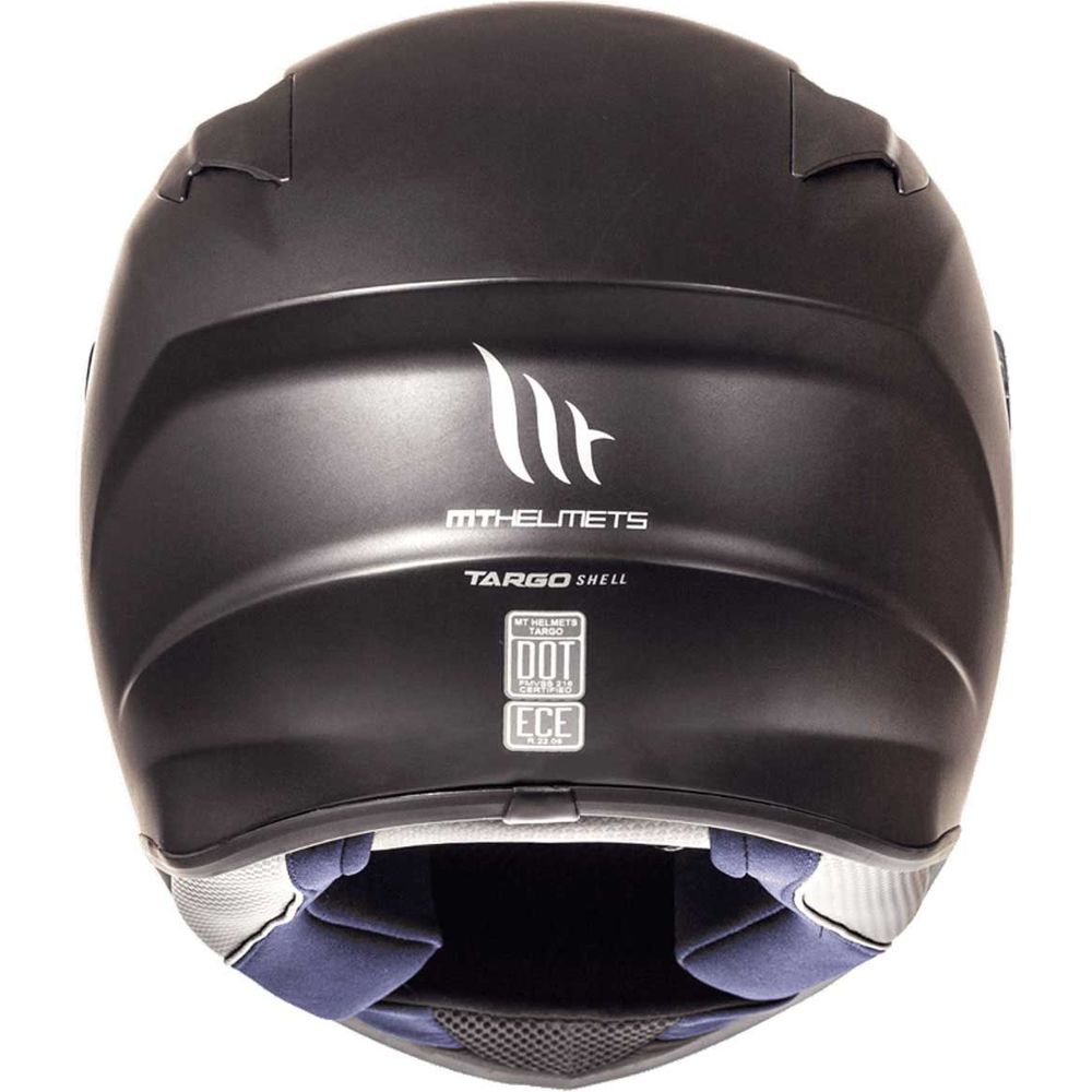 MT Targo Solid Full Face Helmet Matt Black