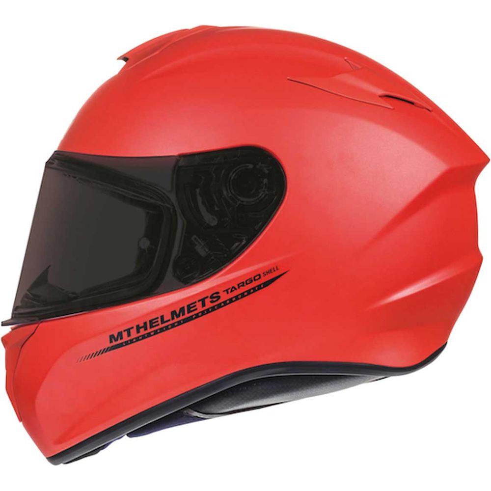 MT Targo Solid Full Face Helmet Matt Red