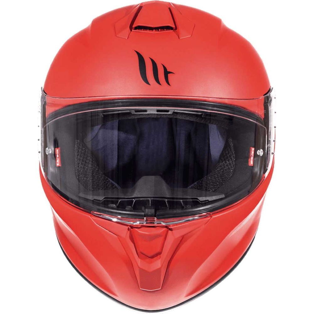 MT Targo Solid Full Face Helmet Matt Red