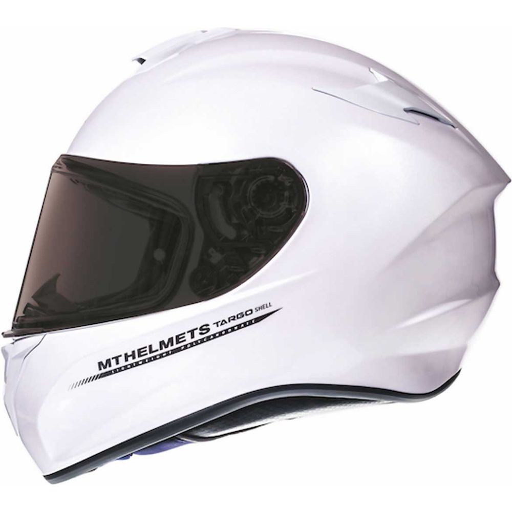 MT Targo Full Face Helmet Pearl White - FREE UK Shipping, FREE 365 Day Returns | Moto Central