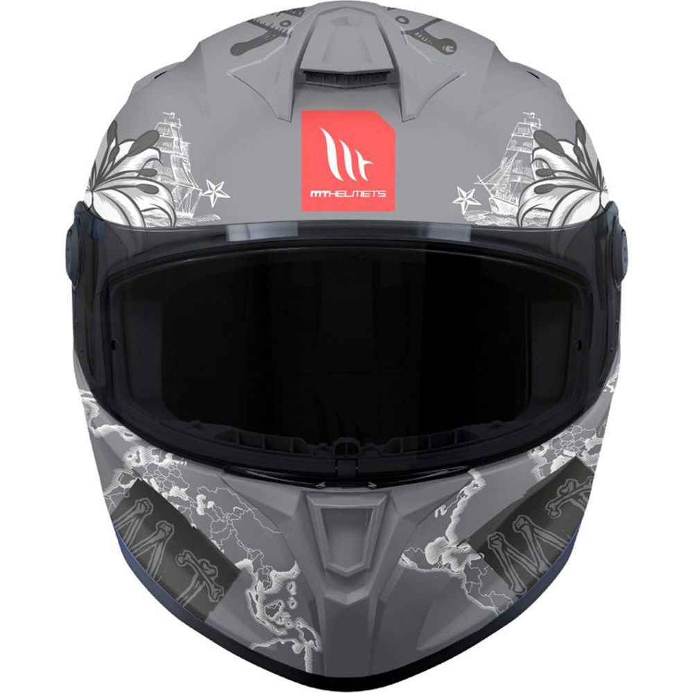 MT Targo S Lost C2 Full Face Helmet Matt Grey