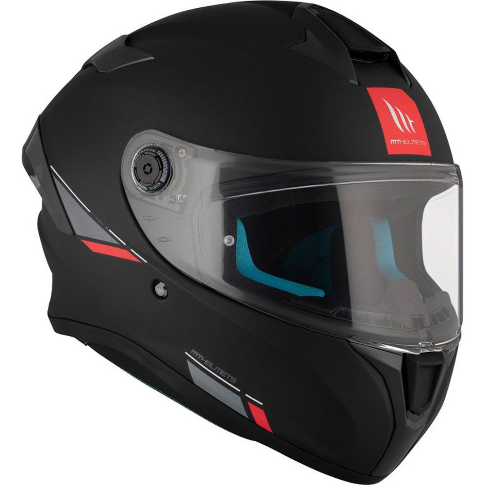 MT Targo S Solid ECE-22.06 Full Face Helmet Matt Black