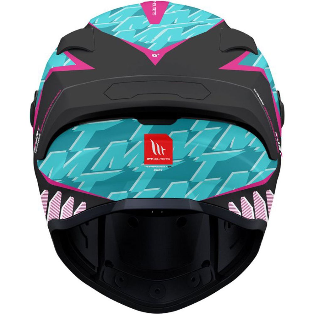 MT Targo S Surt C8 Full Face Helmet Matt Black / Blue / Purple  - FREE UK Shipping, FREE 365 Day Returns | Moto Central