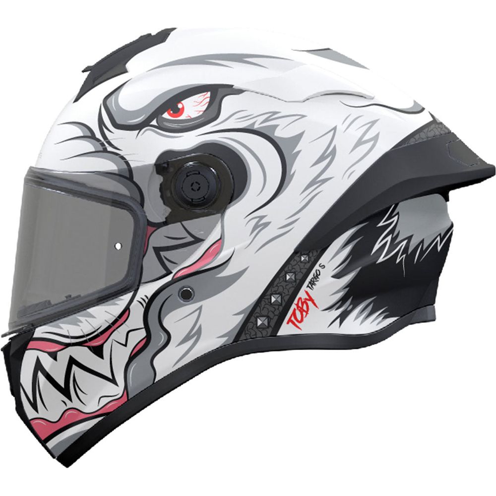 MT Targo S Toby A0 Full Face Helmet Gloss White