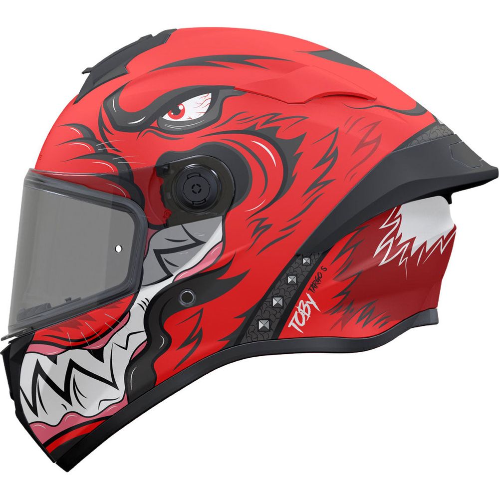 MT Targo S Toby C5 Full Face Helmet Matt Red