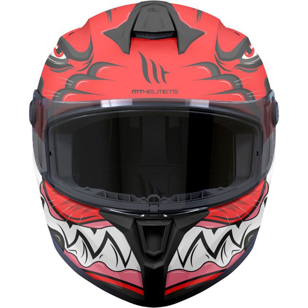 MT Targo S Toby C5 Full Face Helmet Matt Red - FREE UK Shipping, FREE 365 Day Returns | Moto Central