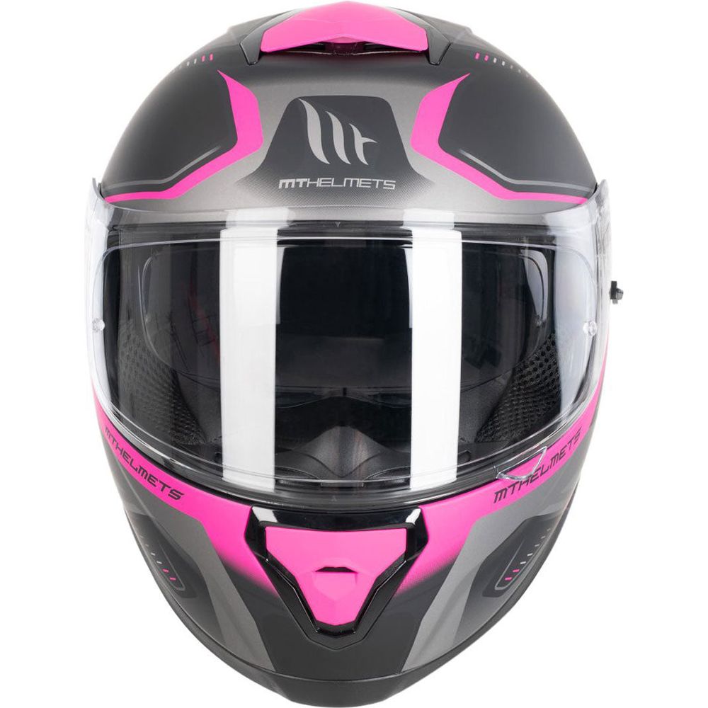 MT Thunder 3 Turbine C8 Full Face Helmet Matt Pink