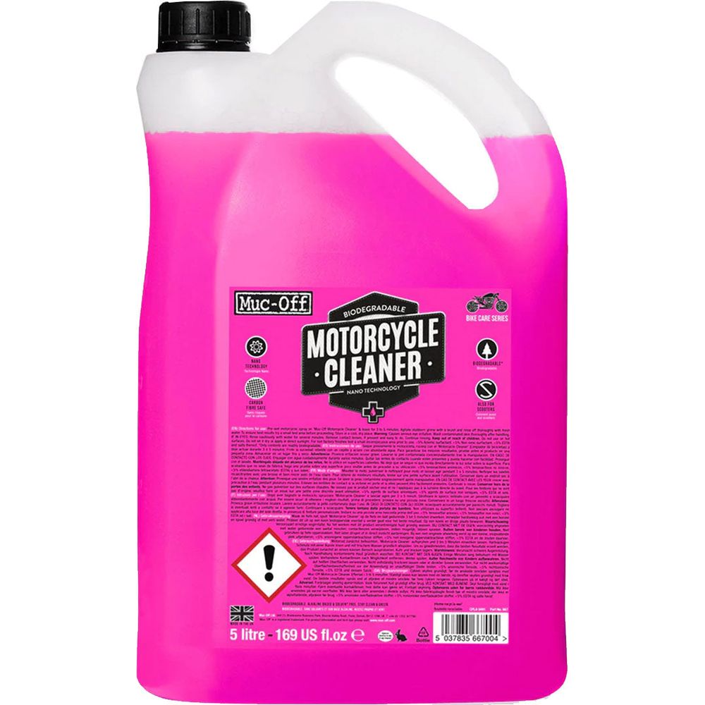 Muc-Off Nano Tech Motorcycle Cleaner - 5 Litres