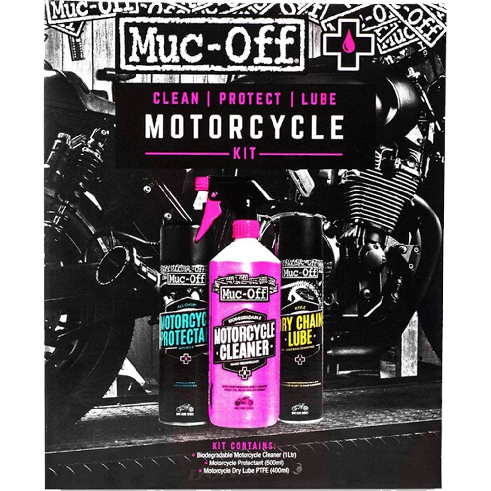 Muc-Off Motorcycle Clean, Protect & Lube Kit